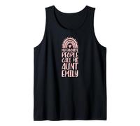 Mi Gente Favorita me Llama tía Emily Nombre tía Camiseta sin Mangas