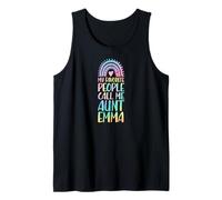 Mi Gente Favorita me Llama tía Emma Nombre Tía Camiseta sin Mangas