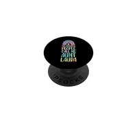 Mi Gente Favorita me Llama tía Laura Nombre Tía PopSockets PopGrip Adhesivo