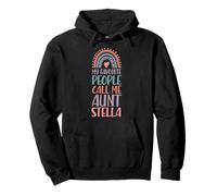 Mi Gente Favorita me Llama tía Stella Nombre Tía Sudadera con Capucha