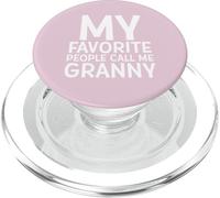 MI Gente Favorita Me Llaman Abuela Linda Navidad Abuela PopSockets PopGrip para MagSafe