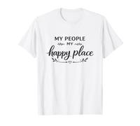 Mi Gente Mi Lugar Feliz Amistad Familia Amor Camiseta