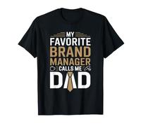 Mi Gerente de Marca Favorito Me Llama Papá Orgulloso Día del Padre Camiseta