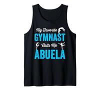 Mi Gimnasta Favorita me Llama Abuela Gimnasta Divertida Camiseta sin Mangas