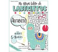 Mi Gran Libro de Laberintos para niños 5-8 años: Cuaderno con + de 80 Juegos educativos para divertirse con las palabras