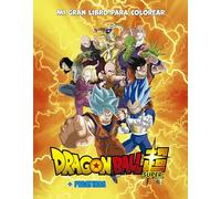 Mi Gran Libro para Colorear Dragon Ball Super, 112 Páginas con 2 Páginas de Pegatinas, Libro de Colorear para Niños