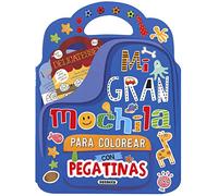 Mi Gran Mochila para Colorear con pegatinas (Mi mochila de pegatinas)