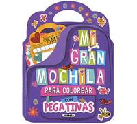 Mi Gran Mochila para Colorear con pegatinas (Mi mochila de pegatinas)