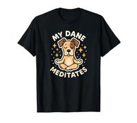 Mi Gran Perro danés medita Divertido Lindo Camiseta
