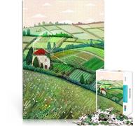 Mi Granja Rompecabezas para Adolescentes 1000 Piezas Juego Familiar para aliviar el estrés: desafío difícil Trato como Regalo para Toda la Familia 38x26cm