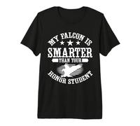 Mi halcón es más Inteligente Que tu halcón Estudiante de Honor Camiseta Premium