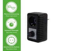 Mi-Heat Dimmschalter DRA1200 Regulador de Velocidad 230V 1200W Negro