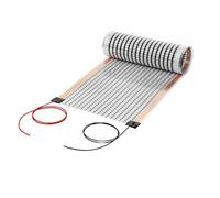 Mi-Heat Lámina de calefacción por infrarrojos de 24 V, 130 W/m², 30 cm de ancho, calefacción por suelo radiante eléctrica premium para baños y sistemas de baja tensión, película de calefacción por