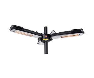 Mi-Heat Parasol Calentador Patio Radiante 2000W - Parasol Calentador Patio Radiante Calentador