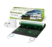 Mi-Heat Premium lámina calefactora 0,8x2m para calefacción por suelo radiante en autocaravana con termostato SAS816 Set de calefacción por suelo radiante