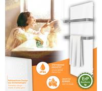 Mi-Heat TH-400 Infrarotheizung Design Baño Toallero Eléctrico 400W 230V WiFi
