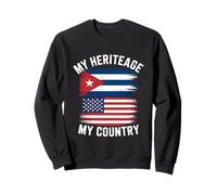 Mi Herencia, mi país, Divertido, Cubano-Americano Sudadera