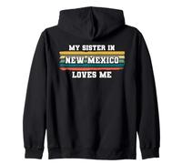 Mi Hermana En Nuevo México Me Ama Retro Vintage Americano Sudadera con Capucha
