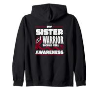 Mi Hermana es una guerrera de la Conciencia de células falciformes Sudadera con Capucha