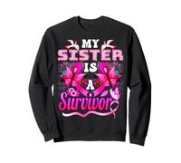 Mi Hermana es una sobreviviente del cáncer de Mama Sunflower Sudadera