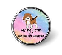 Mi hermana mayor es una beagle. Conjuntos de pines, regalos para cachorros, broches de animales para cachorros, pines de botones para perros, botones personalizados con temática animal, pines modernos