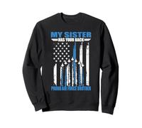 Mi Hermana Tiene tu Espalda Orgulloso Hermano Militar Sudadera