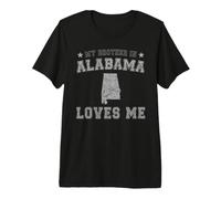 Mi Hermano en Alabama me ama América Vintage State Camiseta Premium