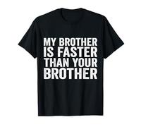 Mi Hermano es Faster Race Brother Racer Bro Racing Brother Camiseta