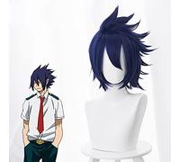 Mi Héroe Academia Amajiki Tamaki Pelucas De Cosplay 35 Cm Corto Recto Resistente Al Calor Pelo Sintético Anime Peluca Nave Azul Fiesta De Disfraces Amajiki Tamaki