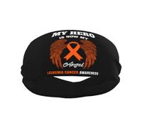 Mi Héroe Ahora Es Mi Ángel Concientización sobre El Cáncer De Leucemia Unisex Cinta Sudor Cabeza Suaves Cinta Pelo Deporte Antideslizante Diadema Deportiva para Gimnasio Ciclismo Tenis Fútbol