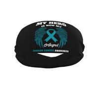 Mi Héroe Ahora Es Mi Ángel Concientización sobre El Cáncer De Ovario Hombre Mujer Diadema Deportiva Transpirable Banda para El Sudor Antideslizante Cinta Sudor Cabeza para Yoga Fútbol Correr