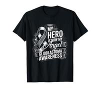 Mi héroe es Ahora mi Conciencia del Glioblastoma Multiforme ángel Camiseta