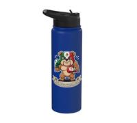 Mi Héroe Usa Guantes No Capa Perro Boxeador Mexicano Stainless Steel Insulated Water Bottle