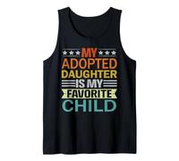 Mi Hija adoptiva es mi Hija Favorita, emparejando Padres Camiseta sin Mangas