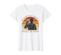 Mi Hija Cumple 21 años Divertido papá Bebe en su 21 cumpleaños Camiseta gráfica económica, Mujer, Blanco, L