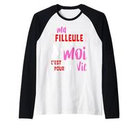 Mi Hija y yo es para la Vida Bautismo Madrina Regalo Camiseta Manga Raglan