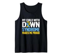 Mi hijo con síndrome de Down me hace sentir orgulloso del síndrome de Down Camiseta sin Mangas