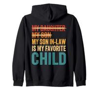 Mi Hijo en la Ley es mi Hijo Favorito Divertido yerno papá mamá Sudadera con Capucha