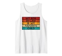 Mi Hijo en la Ley es mi Hijo Favorito Padre día papá Camiseta sin Mangas