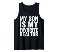 Mi Hijo es mi Agente inmobiliario Favorito Funny Realtor Camiseta sin Mangas