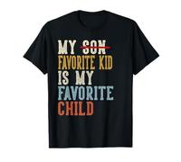 Mi Hijo Favorito es mi Hijo Favorito Chistes Retro Divertidos Camiseta