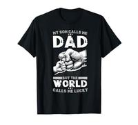Mi hijo me llama papá pero el mundo me llama papá afortunado Camiseta