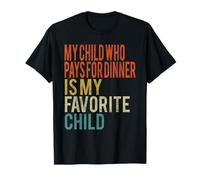Mi Hijo Que Paga la Cena es mi Hijo Favorito Vintage Camiseta