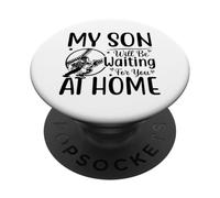 Mi Hijo te estará Esperando en casa béisbol PopSockets PopGrip Adhesivo