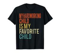 Mi Hijo Trabajador es mi Hijo Favorito Vintage Camiseta