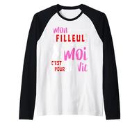 Mi Hijo y yo es para la Vida Bautismo Madrina Camiseta Manga Raglan