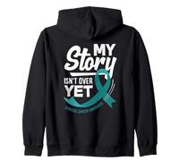 Mi Historia aún no ha Terminado Concientización sobre el cáncer de Cuello uterino Sudadera con Capucha