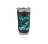 Mi historia Conciencia del síndrome de Tourette Vaso térmico de acero inoxidable de doble pared