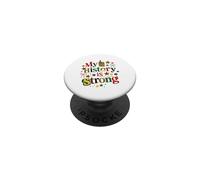 Mi Historia es un Fuerte Orgullo afroamericano PopSockets PopGrip Adhesivo