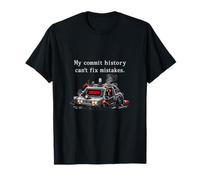 Mi historial de confirmaciones no Puede Corregir Errores Humor Programador Camiseta